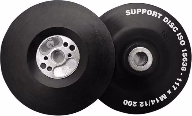 Flexipads World Class Angle Grinder Pads in Black for Curved Surfaces
