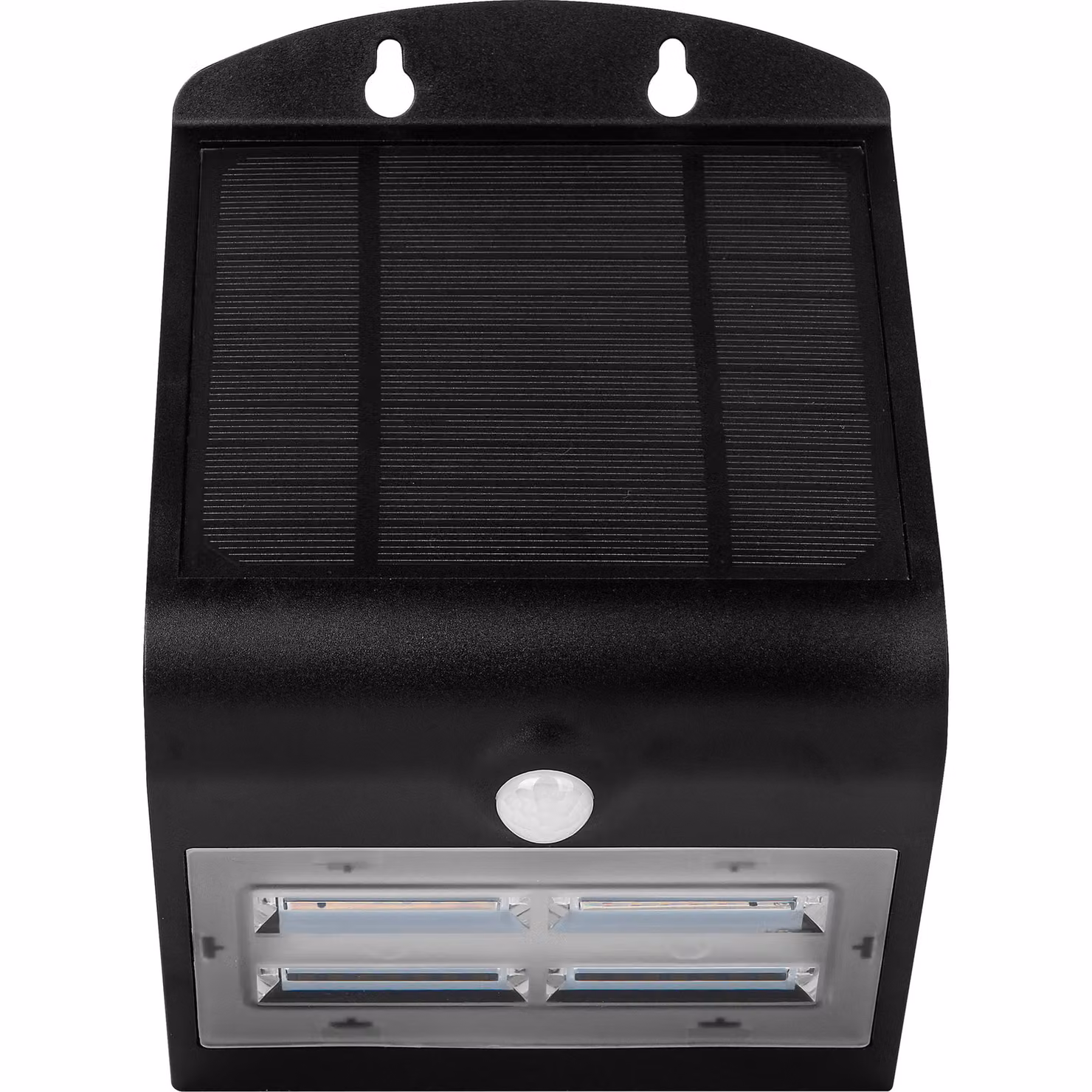 Luceco Solar Powered LED Outdoor Wall Light with PIR Motion and Dusk Sensors, 400lm, 4000K, IP44, White or Black – 7