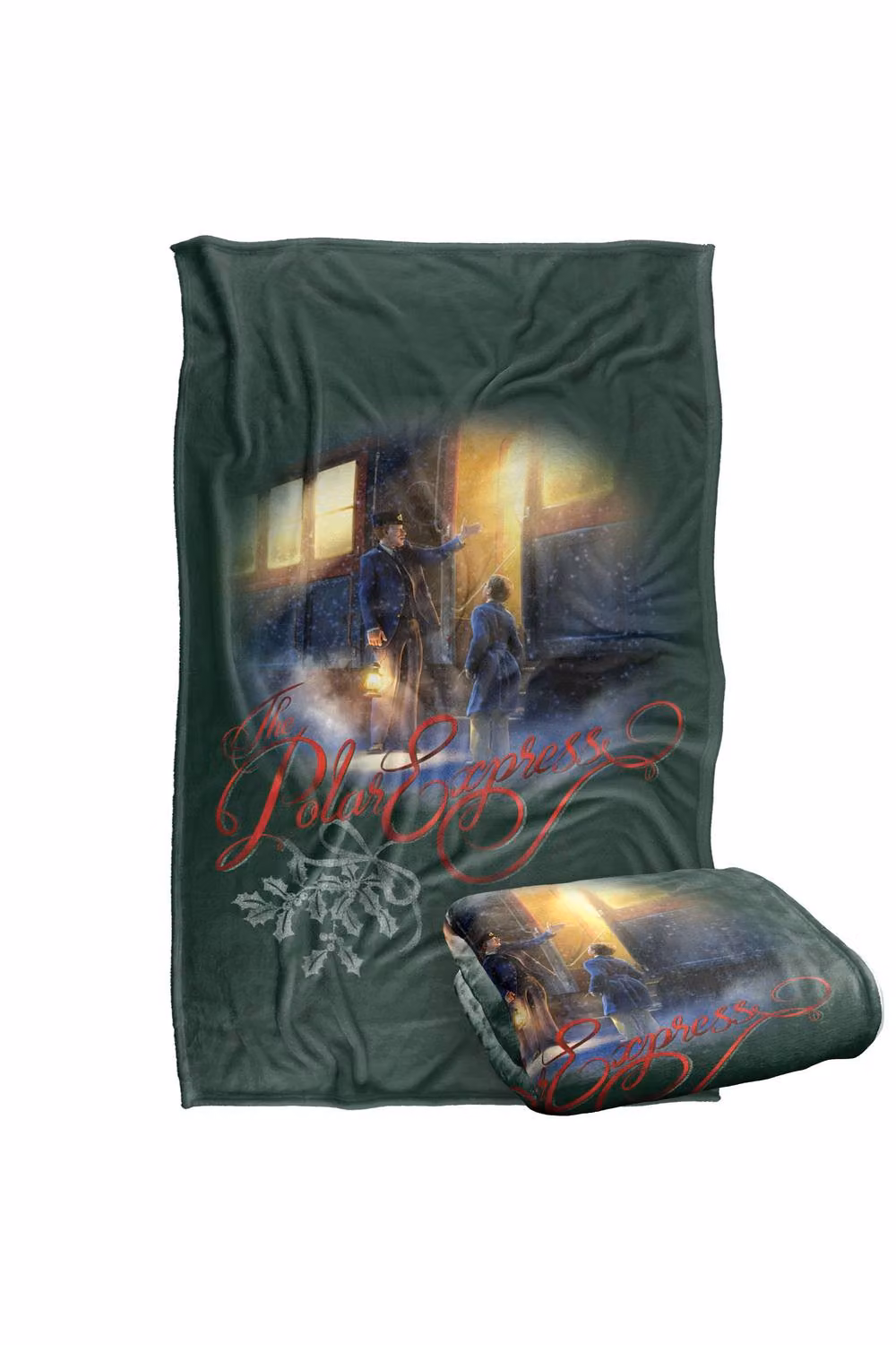 Warner Bros. Polar Express Conductors Welcome Super Soft Fleece Throw Blanket, Multicolour, W: 91 cm, D: 147 cm – 7