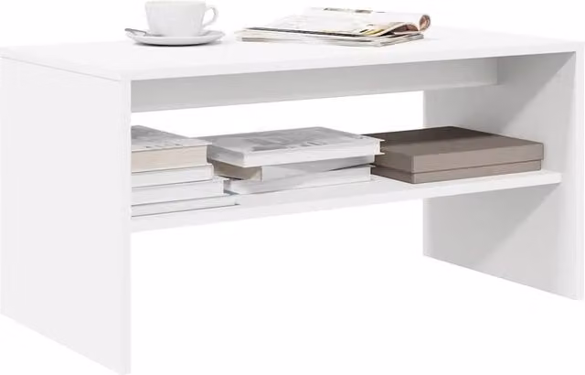Berkfield Home White Minimalist TV Cabinet W: 60 cm, D: 40 cm, H: 40 cm