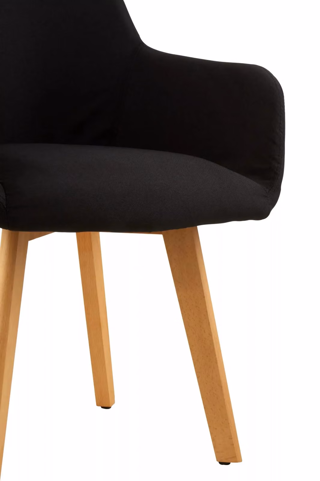 Orsina Stockholm Scandinavian Leisure Chair in Black Lacquered Beech Wood – 5