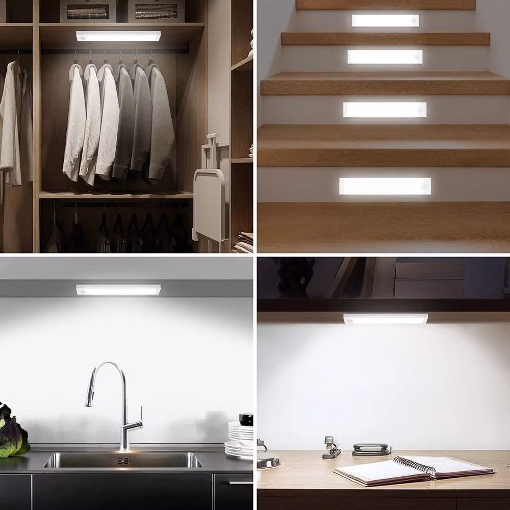 NESTLUNE White Wireless Motion Sensor Closet Light, 20 cm – 4