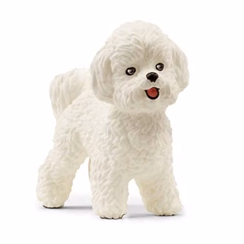 Schleich Farm World Bichon Frise White Dog Toy Figurine – 1