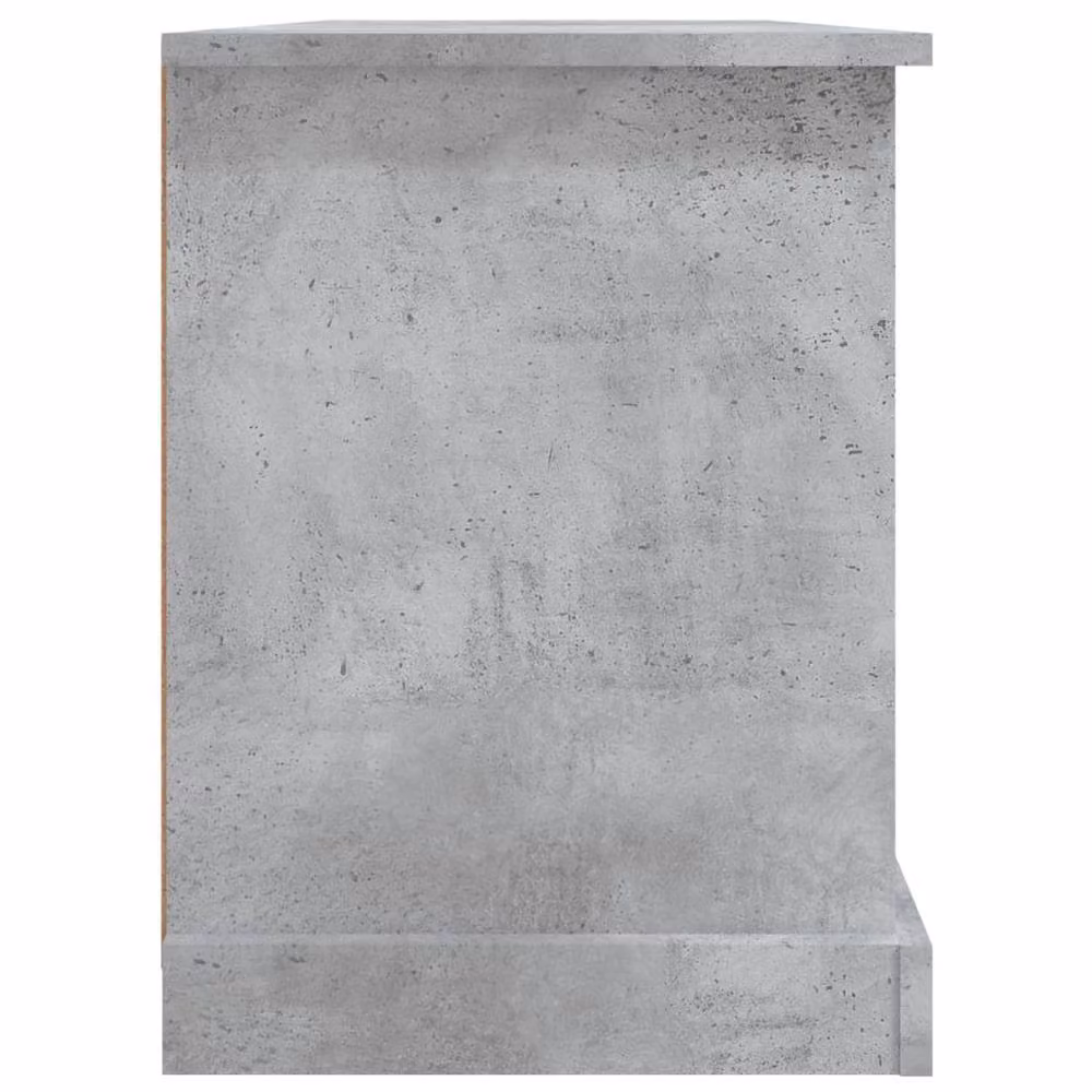 Berkfield Home Industrial Style TV Cabinet in Concrete Grey, W/D/H: 99.5 x 35.5 x 48 cm – 3