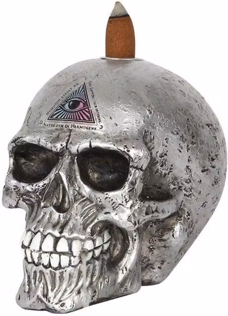 KDMD The Void Silver Metal Backflow Incense Burner