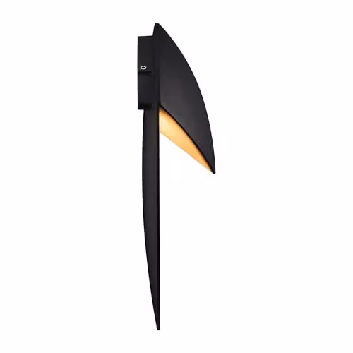 Nordlux Valopin LED Outdoor Wall Light, Black Metal, IP54, Warm White 3000K – 2