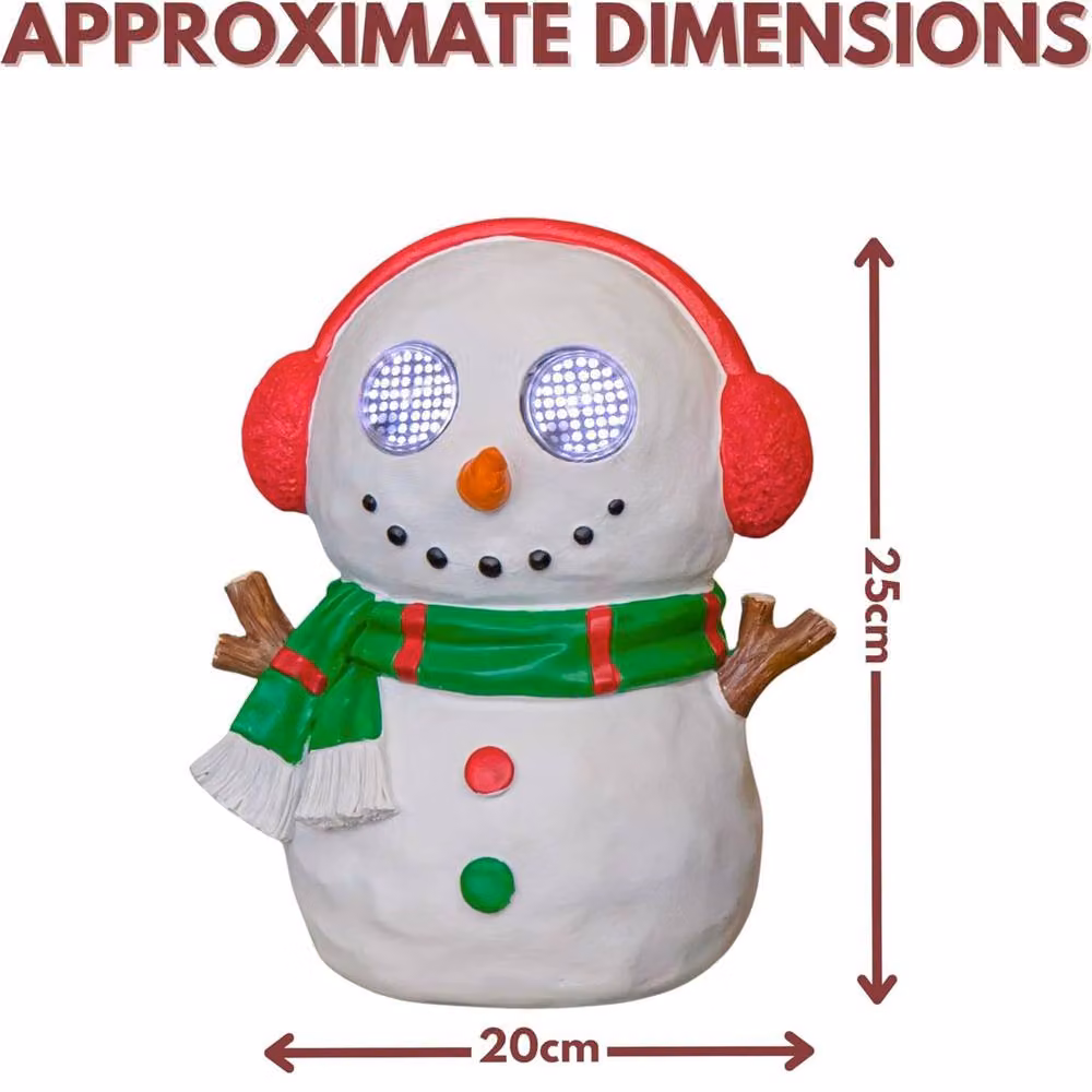 Smart Garden Marco Paul Light Up Snowman Christmas Outdoor Decoration in White – 2
