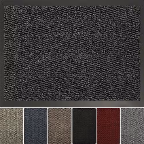 Desire Rugs Non-Slip Dirt Trapper Door Mat with Rubber Edges, Anthracite Grey, W: 40 cm, D: 60 cm – 11