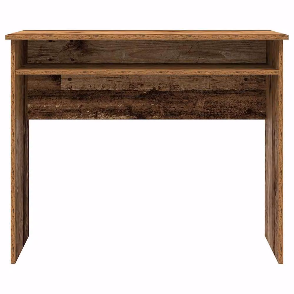 Berkfield Modern Writing Desk in Brown Engineered Wood W/D/H: 90 x 50 x 74 cm – 4