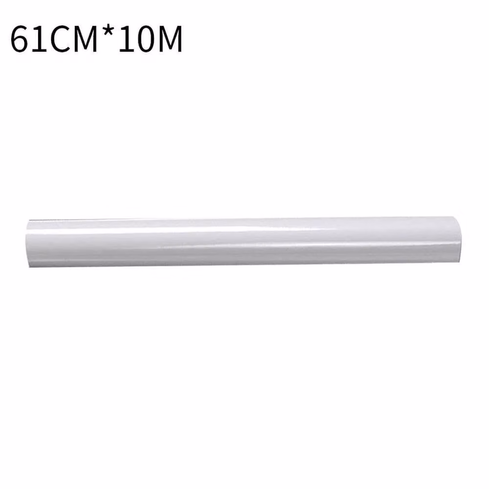 FLAVORA Gloss White Self Adhesive Vinyl Film, W: 100 cm, H: 15 cm, Length: 10 m – 1