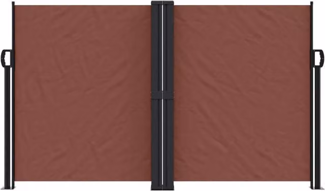 Berkfield Home Retractable Single Side Awning in Brown, W/D/H: 1000 x 140 cm – 1