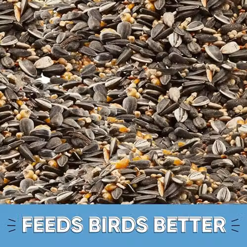 Happy Beaks Blue Tit Specialist Bird Seeds 5kg High Energy Natural Mix Feed with Split Maize and Black Sunflower Seed – 2
