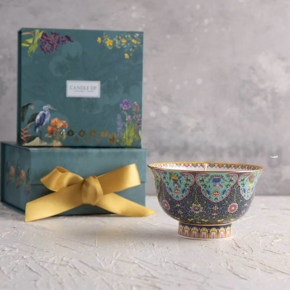 Candle Up Royal Emerald Multicolour Candle – 3