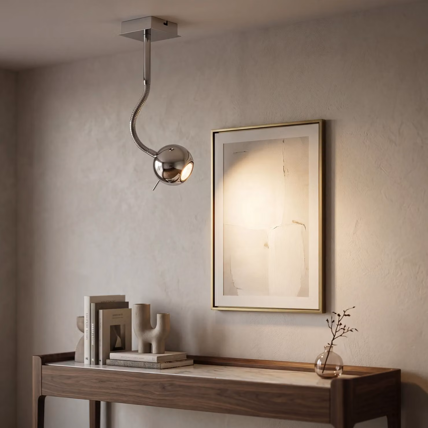 Orsina Luxe Modern Metal Ceiling Light Plate in Silver – 3