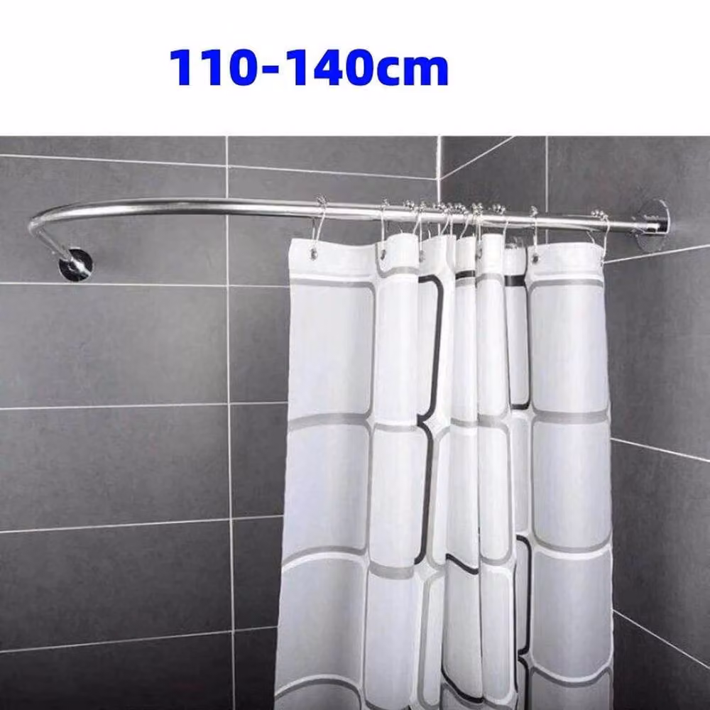 EONLION L-Shaped Stretchable Stainless Steel Pole in Silver – 2