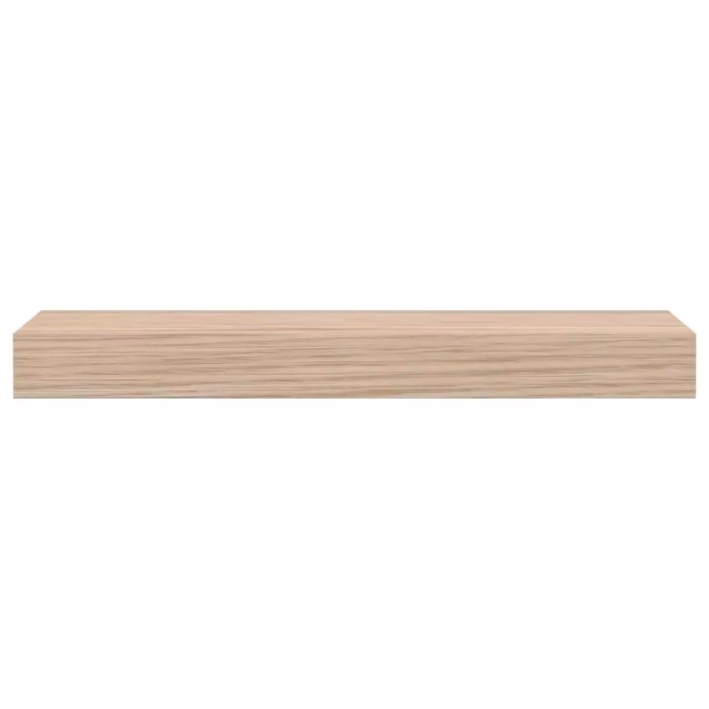Berkfield Home Set of 4 Brown Oak Effect Floating Wall Mounted Shelves, W: 40 cm, D: 23.5 cm, H: 4 cm – 2