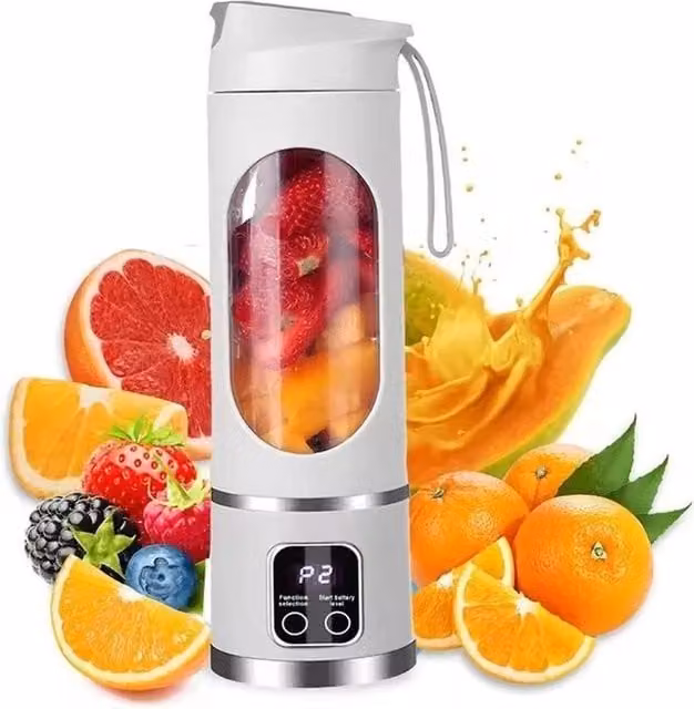 FLAVORA Electric Fruit Juicer and Blender Machine in White, W/D/H: 100 x 100 x 100 cm