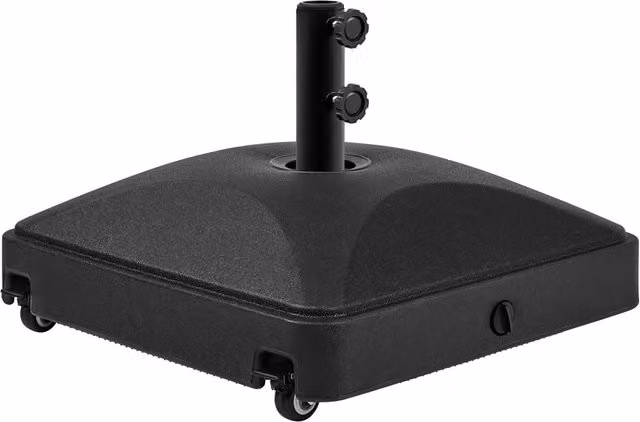 Yaheetech Black Outdoor Rolling Parasol Base Stand