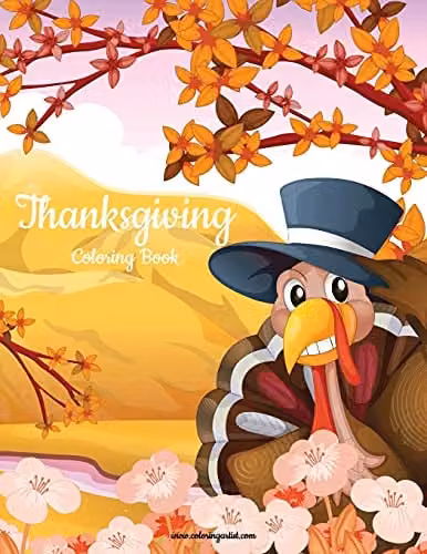 Thanksgiving Coloring Book 1: Volume 1 Multicolour Childrens Paper Book