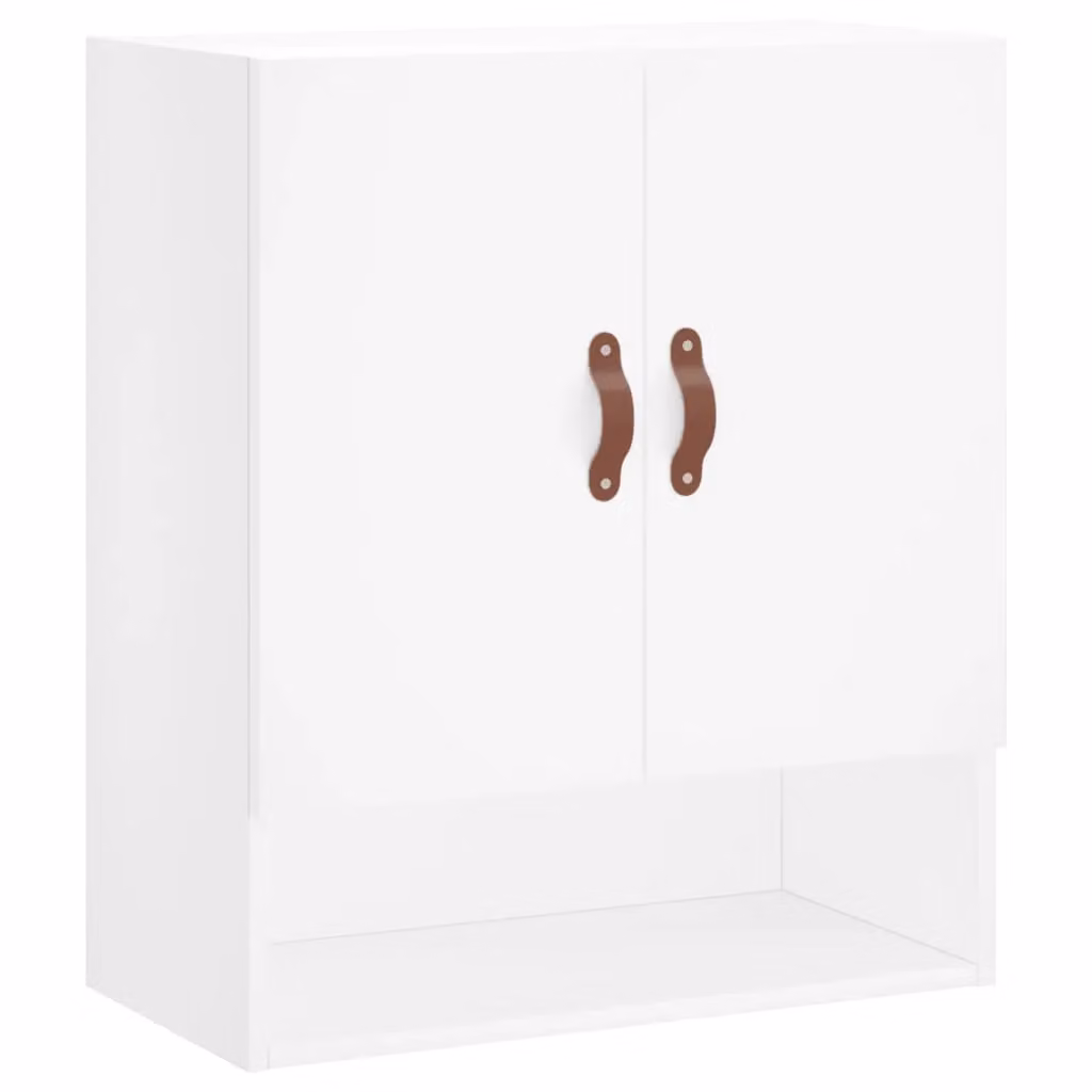 Berkfield Home White Wall Mounted Cabinet with Hinged Doors and Internal Shelves, W/D/H: 60 x 31 x 70 cm – 2