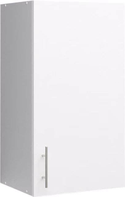 JD Greta White Matt Kitchen Wall Unit with Hinged Doors, Width: 40 cm