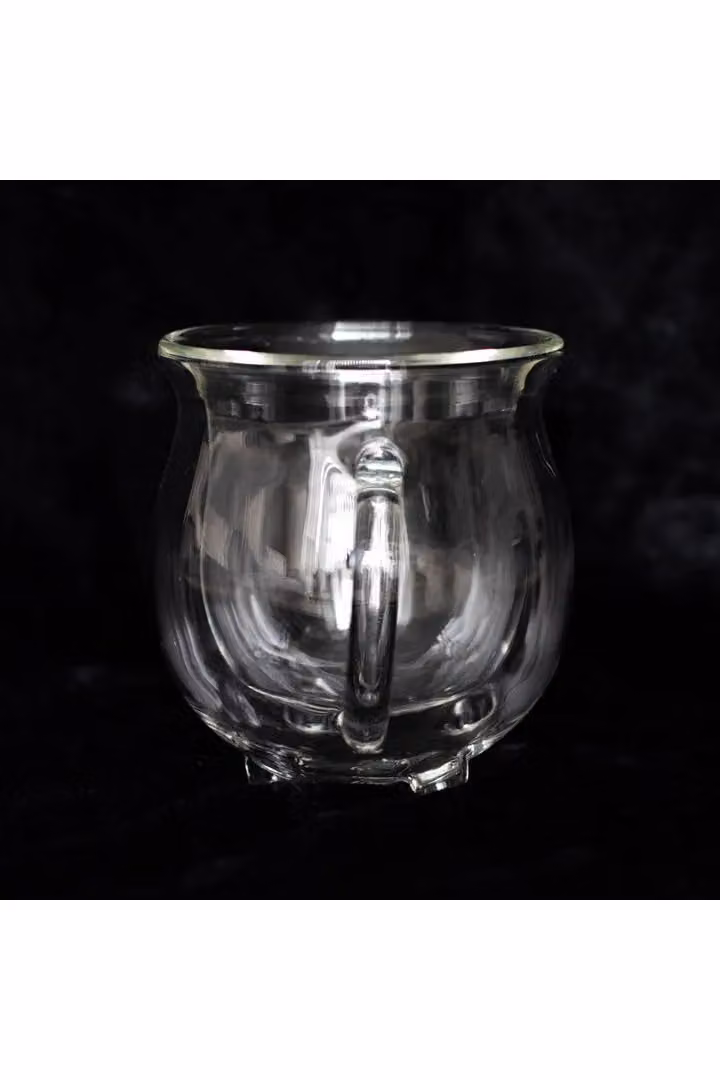 KDMD Silver Double Walled Glass Cauldron Mug – 2