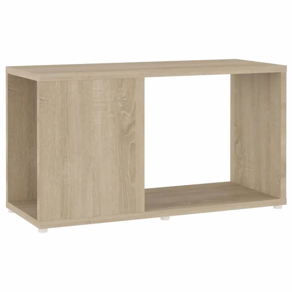 Berkfield Home Sonoma Oak TV Cabinet in Brown, W/D/H: 60 x 24 x 32 cm – 2