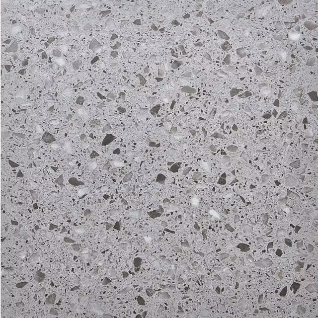 NOVECRAFTO Self-Adhesive Vinyl Floor Tiles with Terrazzo Effect in Grey