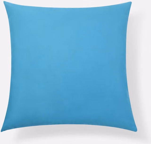 OHS Plain Square Outdoor Cushion Covers in Blue
