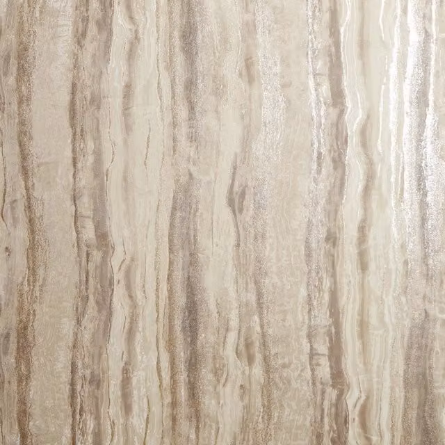 I Love Wallpaper Abstract Modern Wallpaper in Beige and Silver