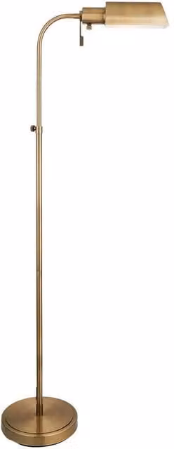 Netlighting Pharmacy Task Floor Lamp in Antique Brass with E27 Socket