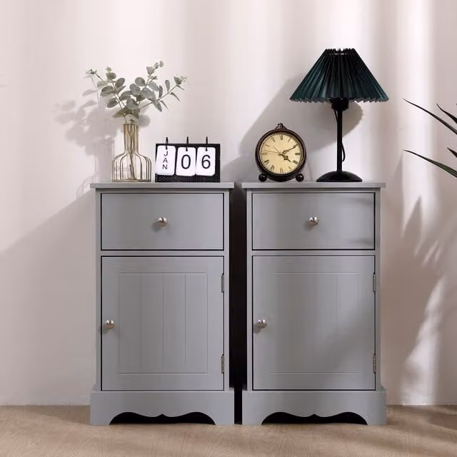 HMD Bedside Table in Grey