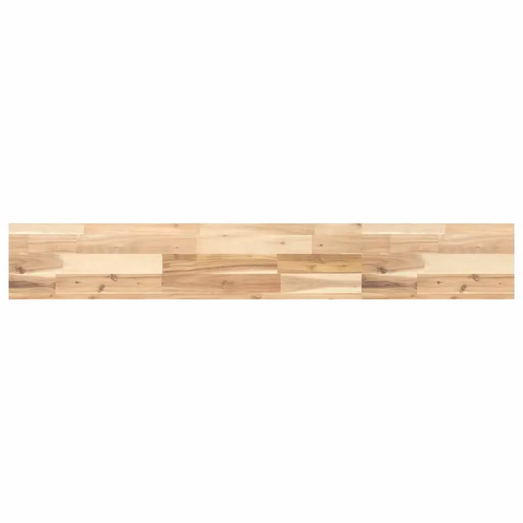 Berkfield Home Rectangular Solid Wood Acacia Table Top, Brown, W: 120 cm, D: 20 cm, H: 4 cm – 2
