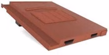 Manthorpe Building Products Tile Vent Non-Profile Grille in Antique Red