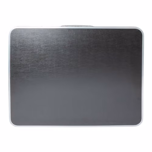 Harbour Housewares Folding Metal Table in Black, W: 80 cm, D: 60 cm, H: 69 cm – 4
