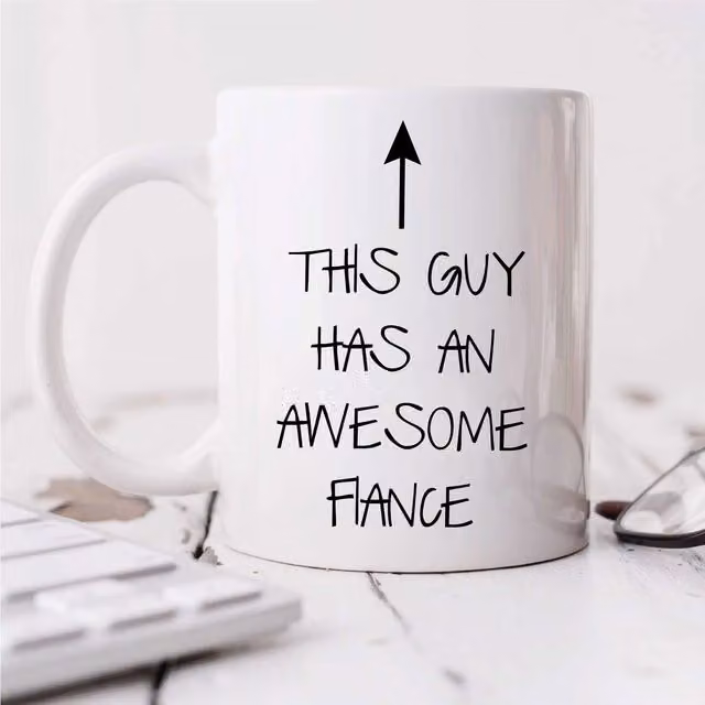 60 Second Makeover This Guy Has An Awesome Fiance White Ceramic Mug