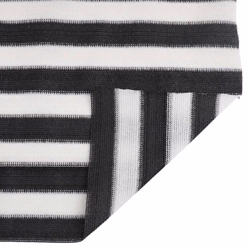 Berkfield Home Privacy Net in Anthracite, White and Black, HDPE 75 g/m2, W: 180 cm, L: 50 m – 4