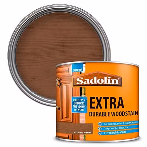 Sadolin Extra Durable Woodstain in African Walnut, 500ml