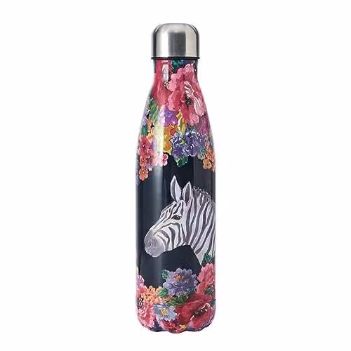 Mikasa Wild At Heart Multicolour Vacuum Insulated Stainless Steel Water Bottle, 500ml – 1