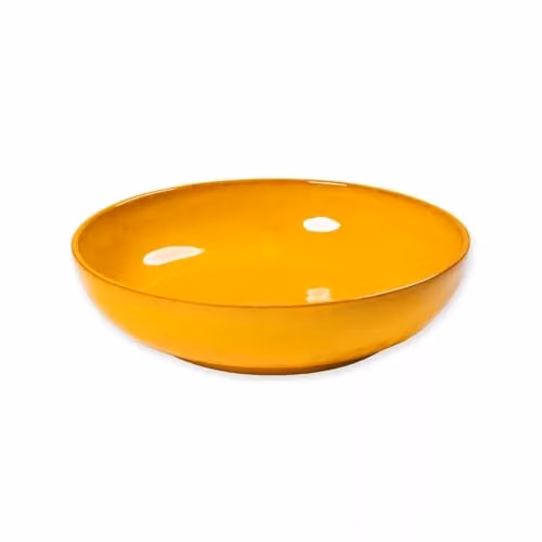 Verano Spanish Ceramics Selena Glazed Hand Dipped Large Ceramic Serving Bowl, Orange, Diameter: 27 cm – 2