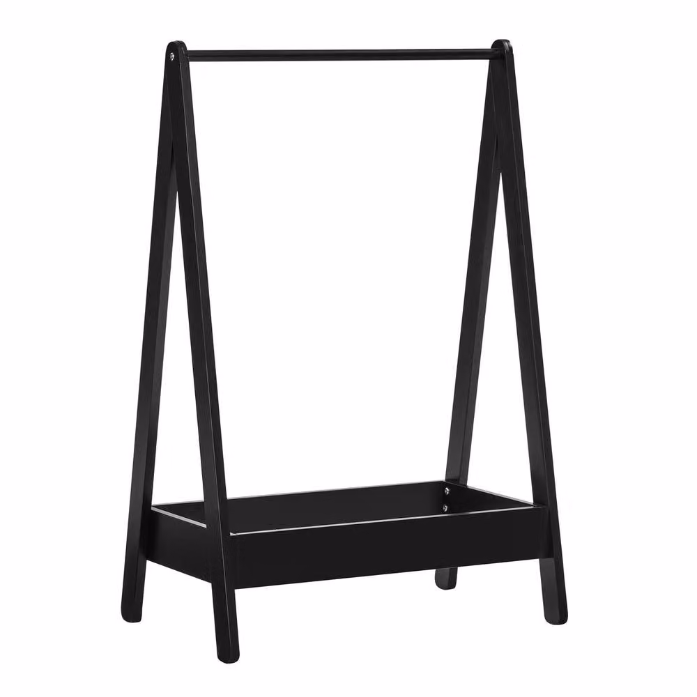 Home Discount Junior Vida Kids Clothes Rack Organizer in Matt Black – 2