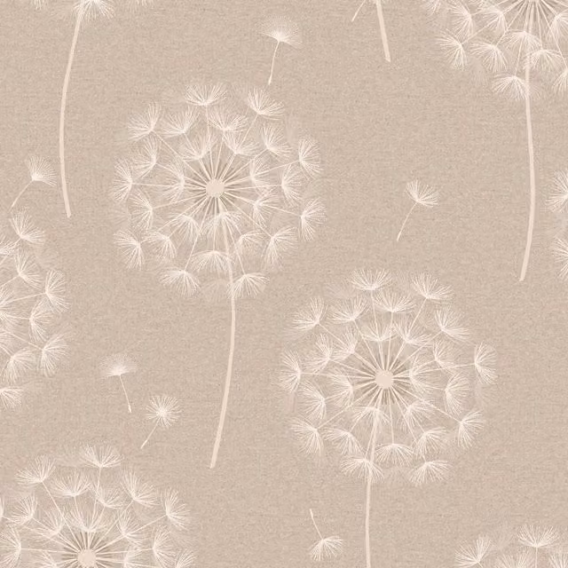 Holden Décor Allora Dandelions Heavyweight Textured Vinyl Wallpaper in Beige
