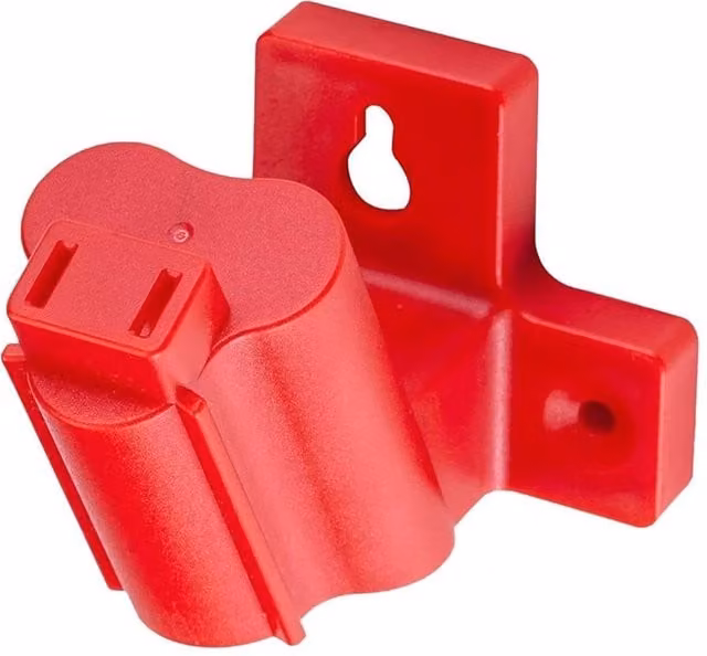 SPETLEK 6 Piece Wall Mount Tool Holder for Milwaukee M12 12V Power Tools, Red – 1
