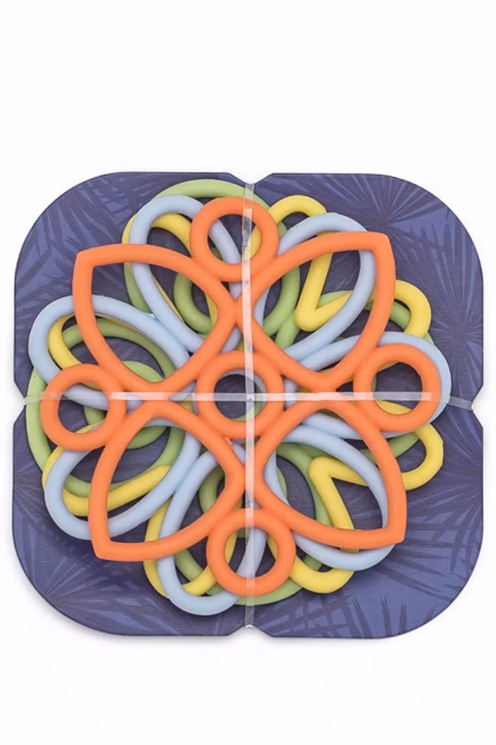BlissHome Nadiya Hussain Floral Silicone Coaster and Trivet Set, Multicolour – 2