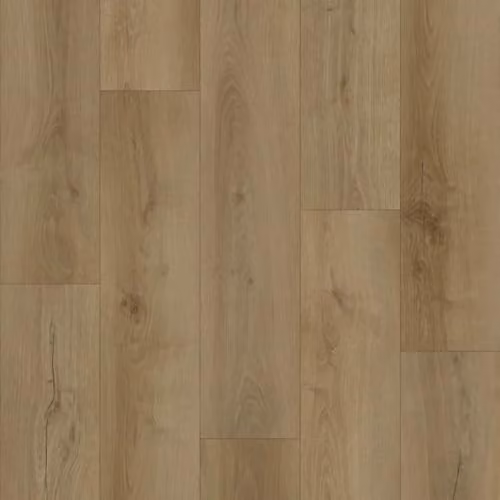 Mega Flooring UK Essen Alder Oak Wood Effect Glue Down LVT Flooring Plank, Brown, Covers 4.59sqm