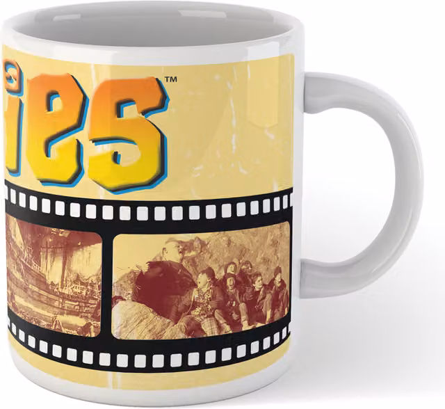 Official The Goonies Film Reel Ceramic Mug in White