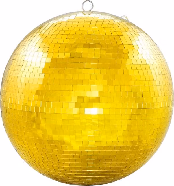 FXLab Gold Mirror Ball, Diameter: 40 cm