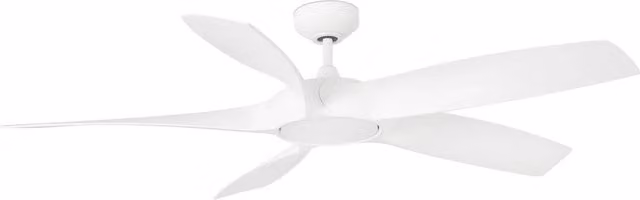 Faro Cocos LED Ceiling Fan with Light and Remote Control, White