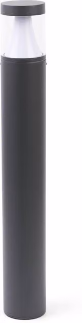 Netlighting Plim Outdoor LED Bollard, 10W, 3000K Warm White, Dark Grey, IP65