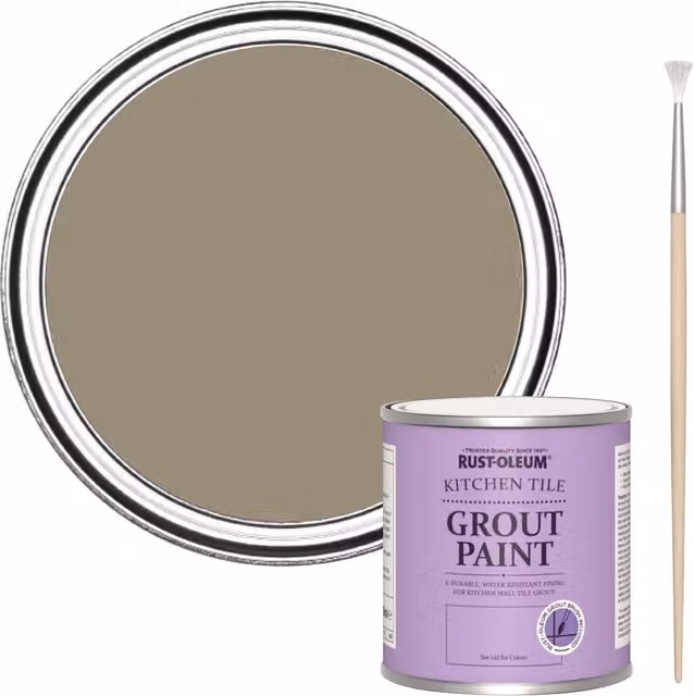 Rust-Oleum Kitchen Grout Paint Cafe Luxe in Brown, 250ml